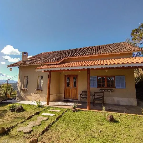 Casa de campo Bela Vista com Piscina na montanha