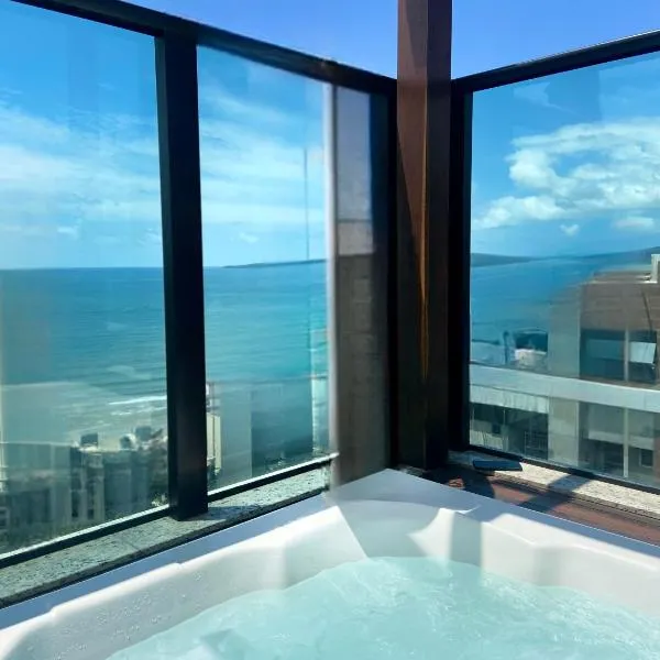 Apt Luxo 1 quadra do mar Itapema